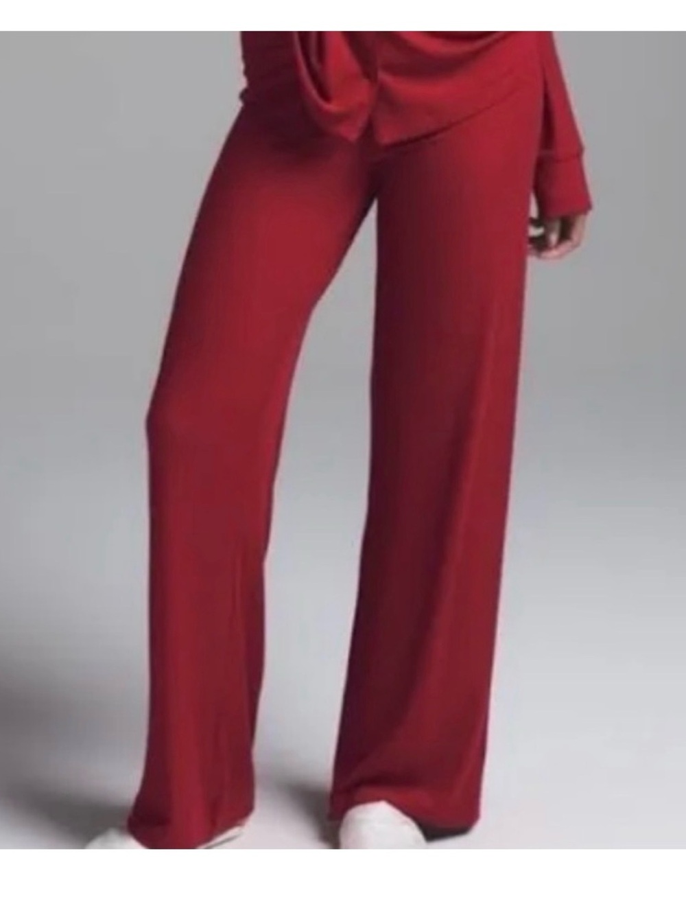 Skims Wide-Leg Brick Red Women's  Pajama Pants